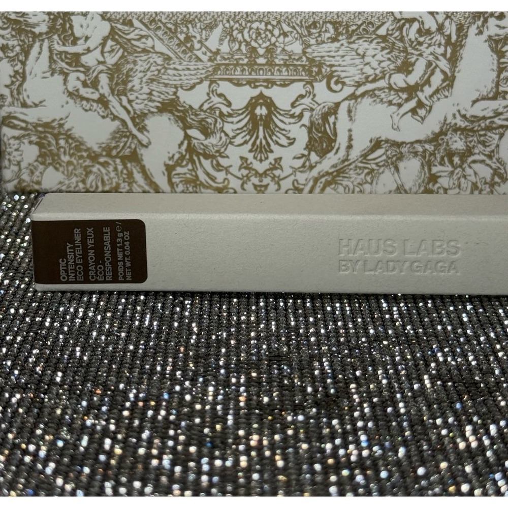 HAUS LABS by Lady Gaga Optic Intensity Eco Gel Eyeliner Pencil Onyx Gold Shimmer